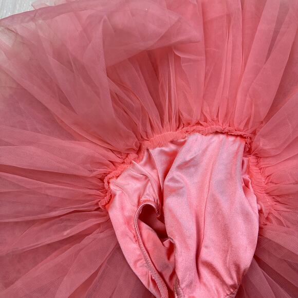 Curtain Call Costumes Pink Peach Paradise Sequin Tulle Dance Recital Dress CSM - Picture 14 of 16